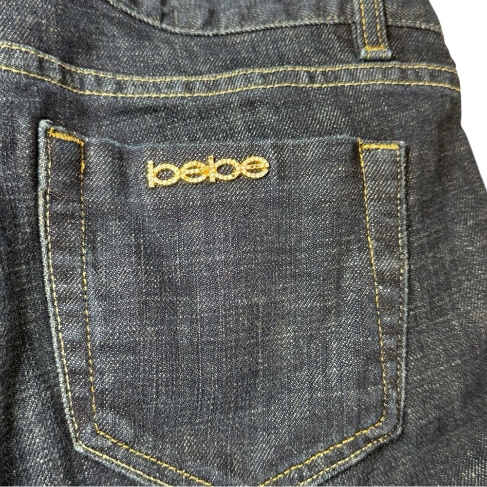 Vintage Y2K Bebe Carmen Rivet Jeans Boot Cut Size 30 - Picture 3 of 8